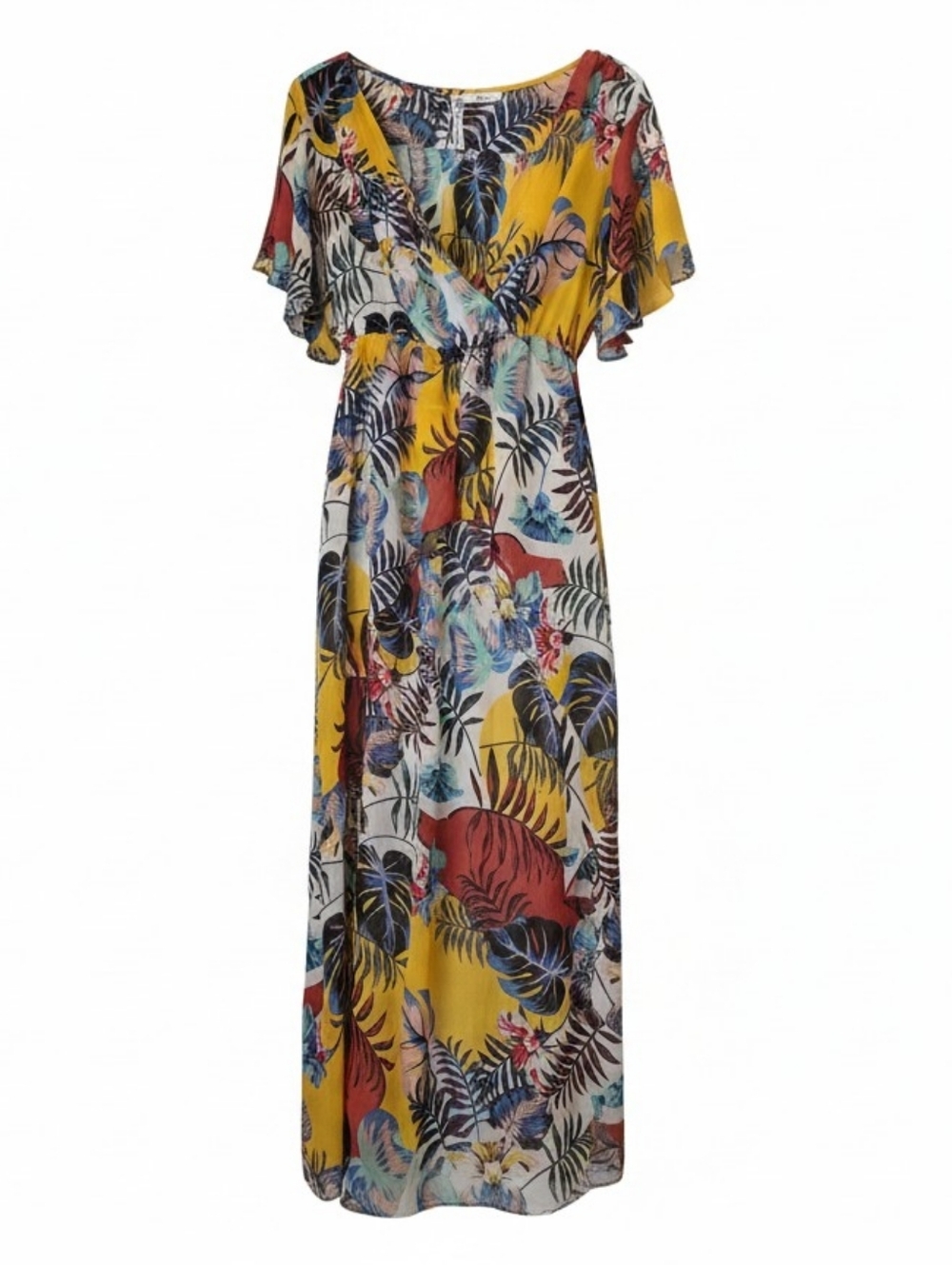 NY Collection Hi Low Dress Floral Print Size Small